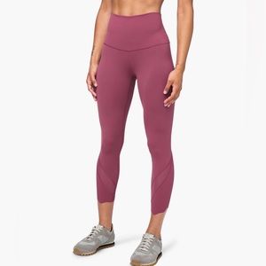 Lululemon Wunder Under Crop High-Rise *Roll Down Scallop Full-On Luxtreme 24”